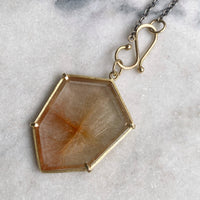 Rutilated Quartz Pendant